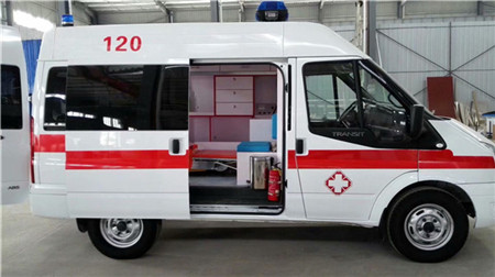 福特V348長軸高頂救護(hù)車 福特救護(hù)車報價15271321777